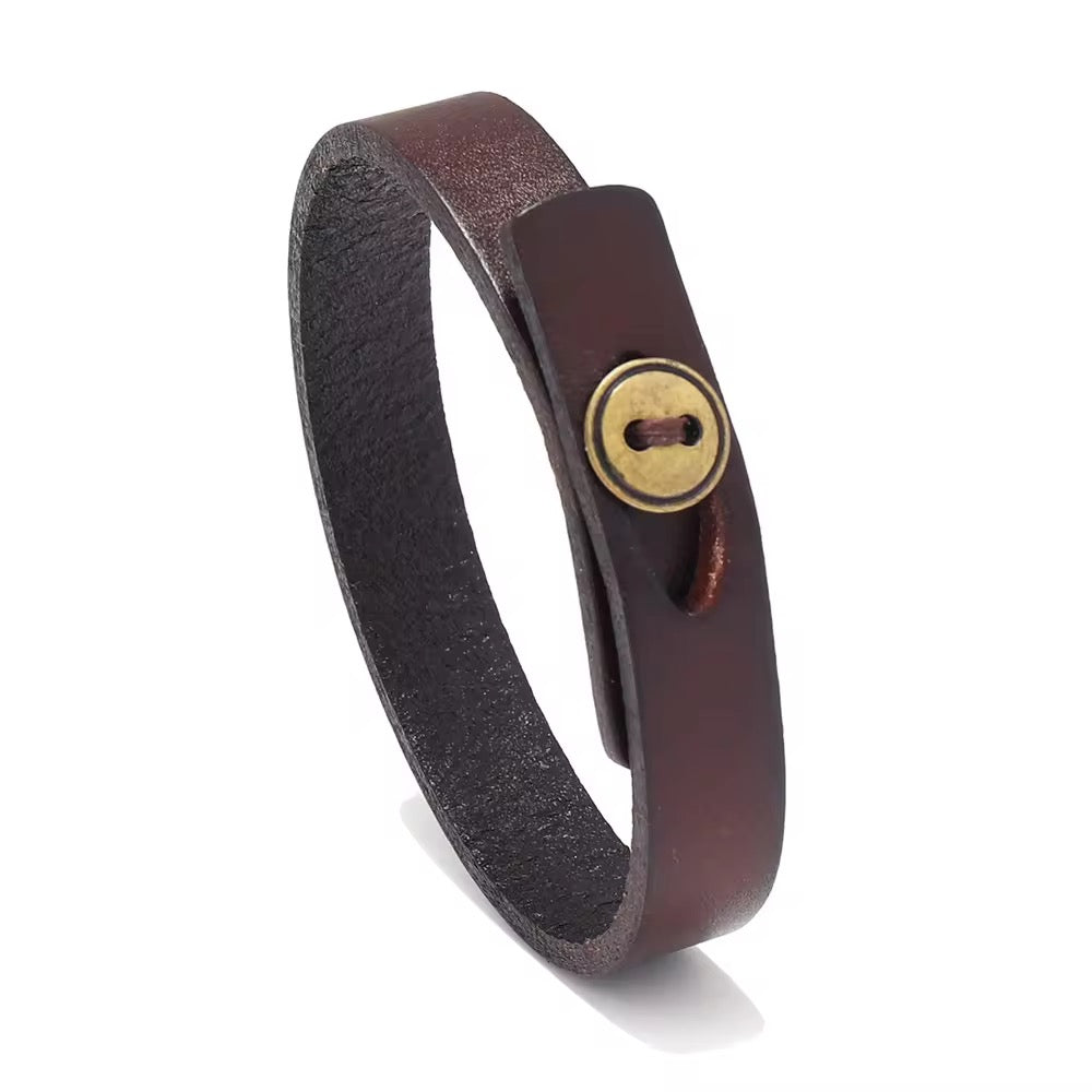 Button Design Lock Bracelets