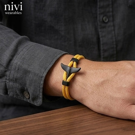 Handmade Milanese Shark Fin Design Bracelet