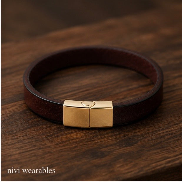 Solid Design Magnetic Clasp Bracelet