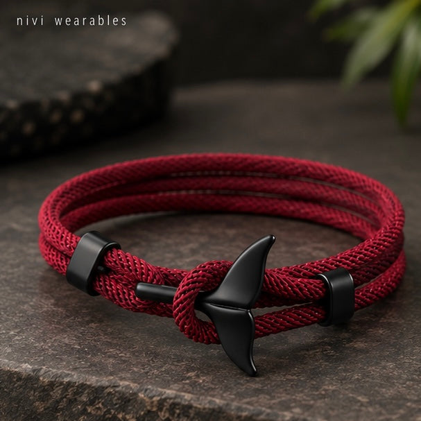 Handmade Milanese Shark Fin Design Bracelet