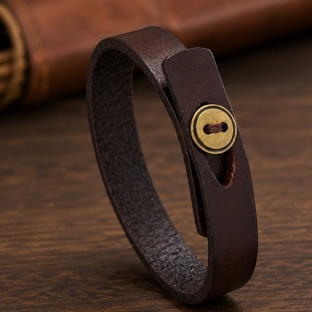 Button Design Lock Bracelets