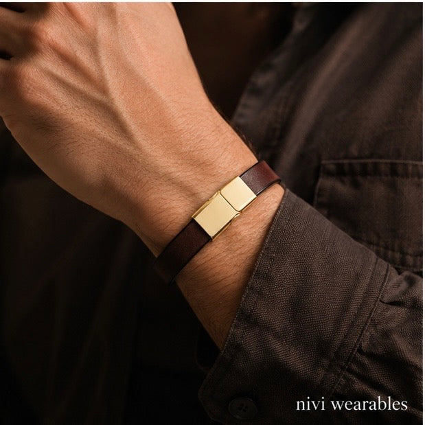 Solid Design Magnetic Clasp Bracelet