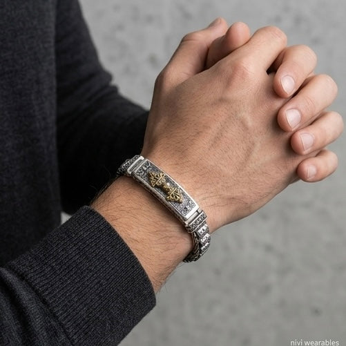 Retro Hip Hop Style Bracelet Tibetan Buddhist Vajra