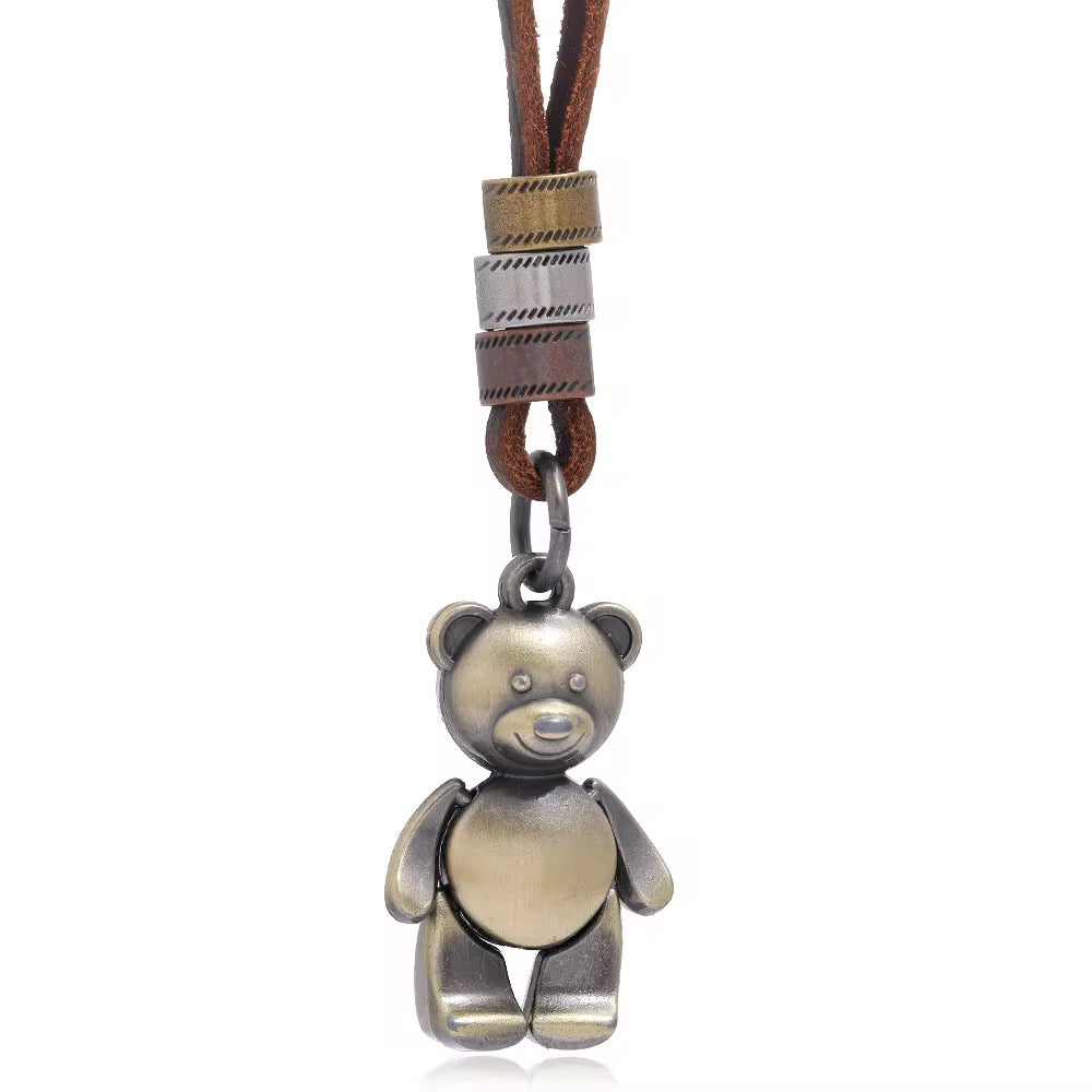 Vintage Look Necklace for Men with Toy Pendant