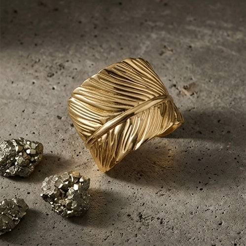 New Trendy Gold Plated Punk Style Bracelets for Women (Free Size)