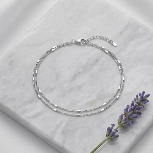 Stainless Steel Fade Resistant - Waterproof 18k Gold / Silver Plated Women Bracelet (Free Size)
