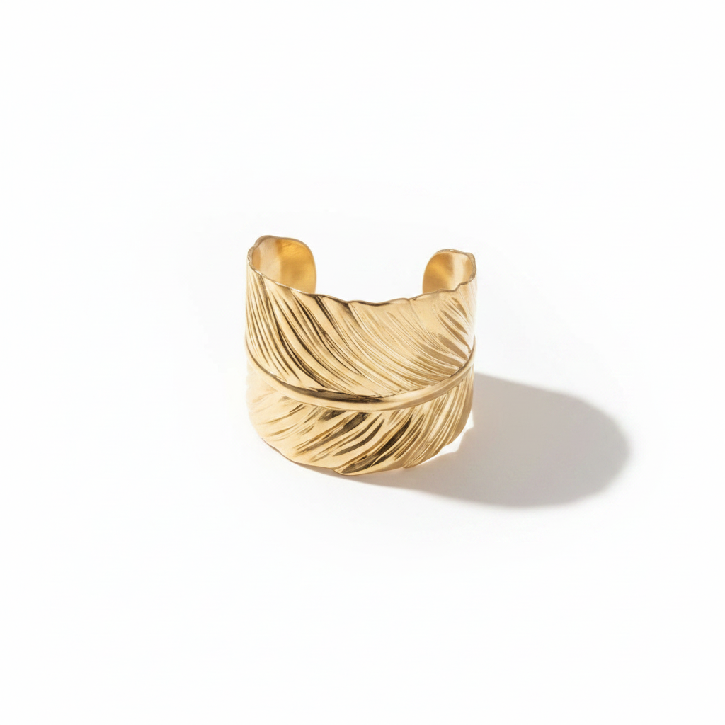 New Trendy Gold Plated Punk Style Bracelets for Women (Free Size)