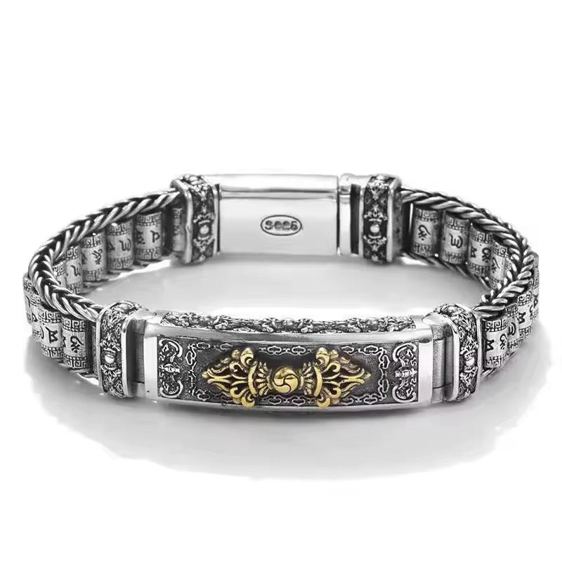 Retro Hip Hop Style Bracelet Tibetan Buddhist Vajra