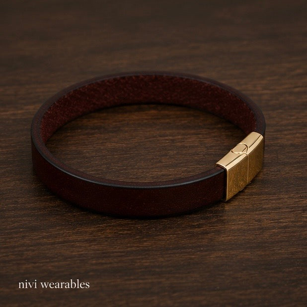Solid Design Magnetic Clasp Bracelet