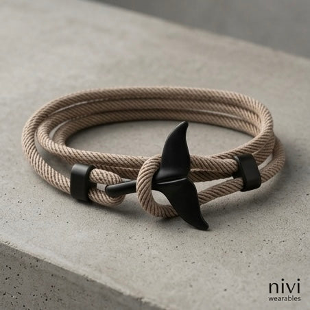 Handmade Milanese Shark Fin Design Bracelet
