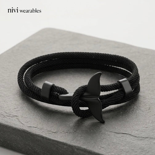 Handmade Milanese Shark Fin Design Bracelet