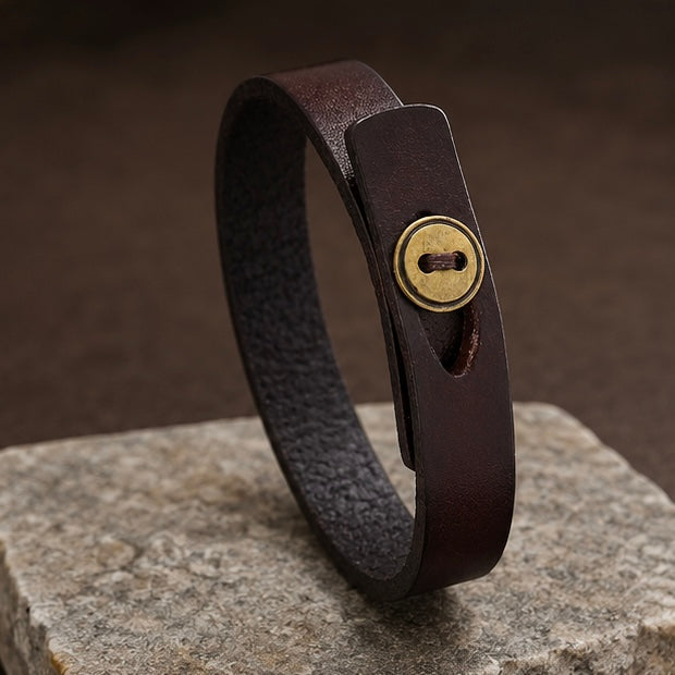 Button Design Lock Bracelets