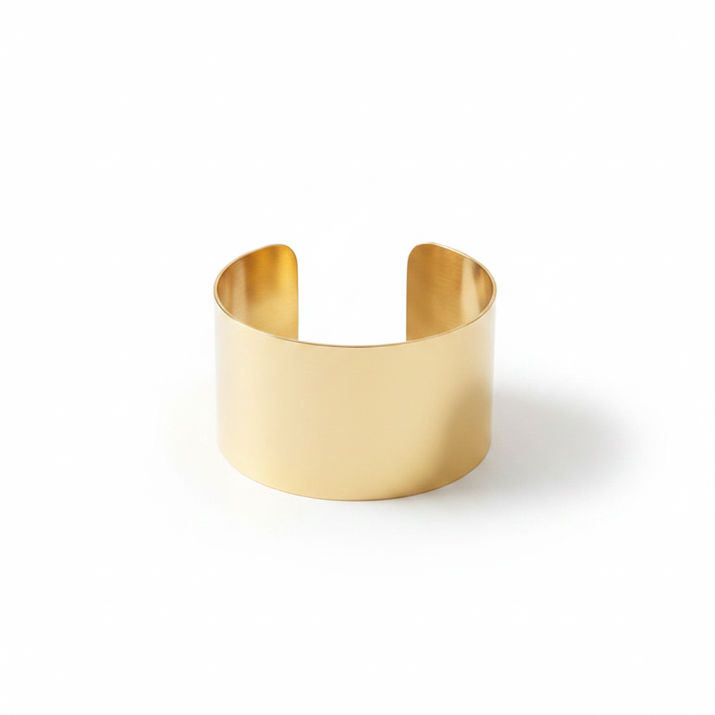 New Trendy Gold Plated Punk Style Bracelets for Women (Free Size)