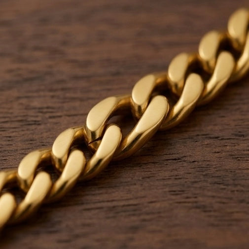Stainless Steel Fade Resistant - Waterproof 18k Gold Plated Women Bracelet (Free Size)