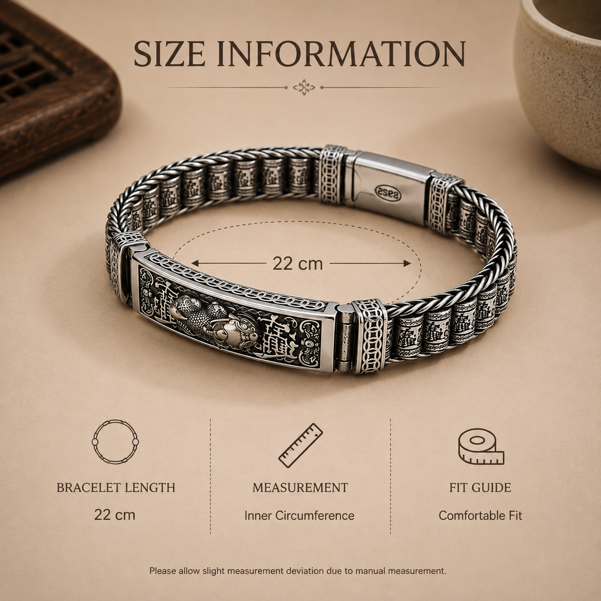 Retro Hip Hop Style Bracelet Pixiu Design