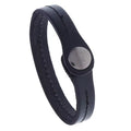 Vintage look simple design Genuine Leather bracelet bangle style for Men and Women