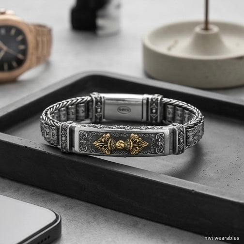 Retro Hip Hop Style Bracelet Tibetan Buddhist Vajra