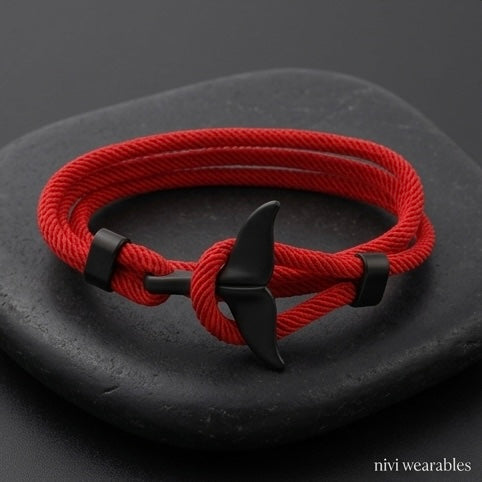 Handmade Milanese Shark Fin Design Bracelet