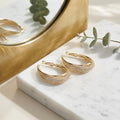 Round Hallow Earrings