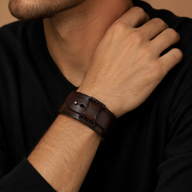 Retro Leather Wristbands