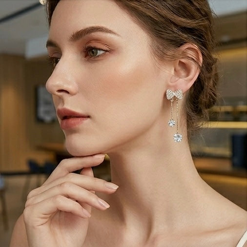 Bow Tie shaped Earrings