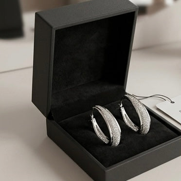Round Hallow Earrings