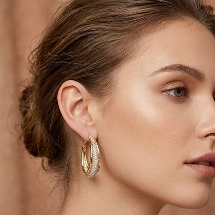 Round Hallow Earrings