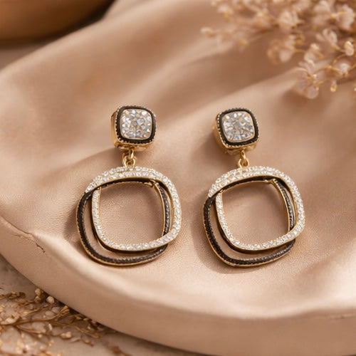 Double square Earrings