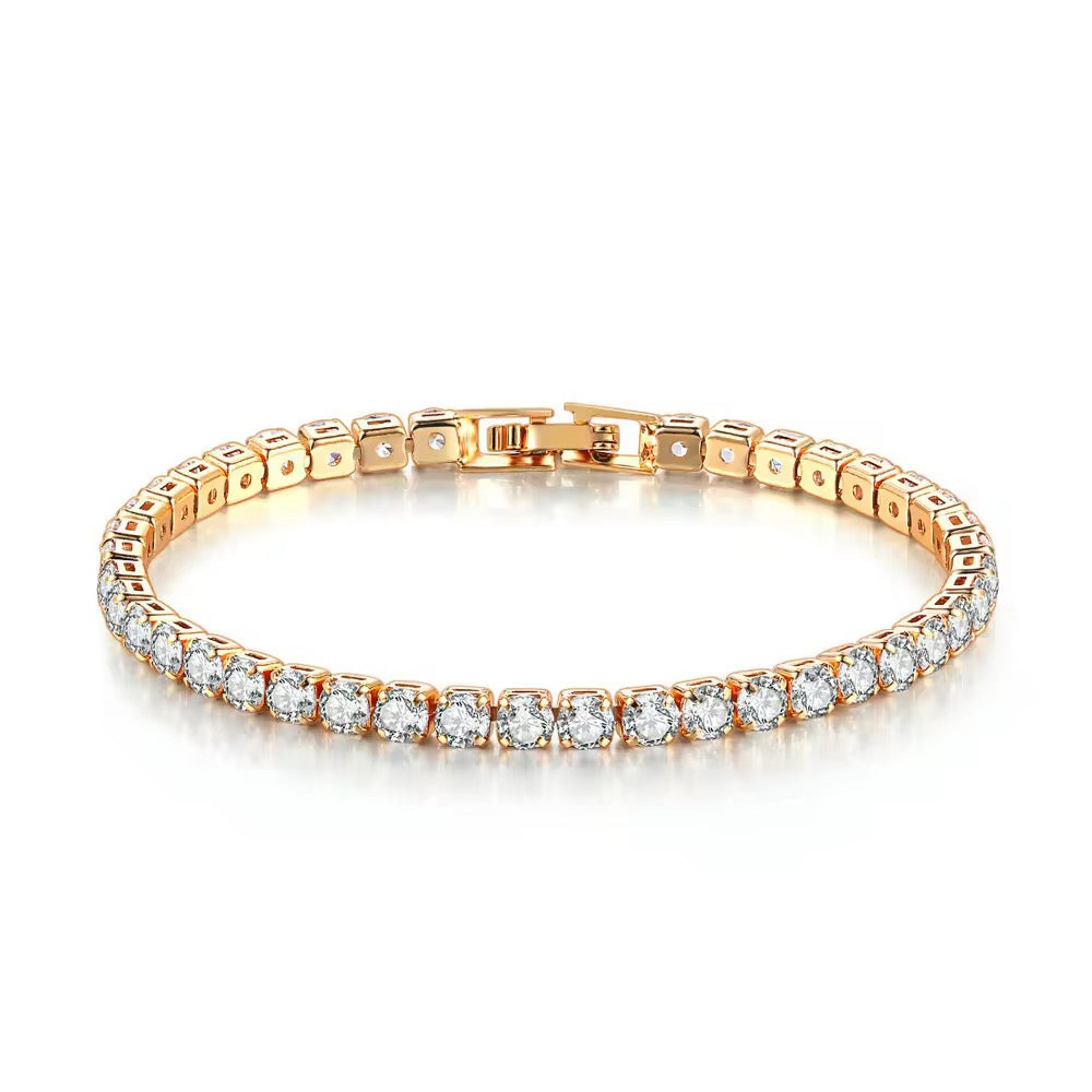 Luxury Tennis Bracelets (18cm) (with 4mm Diamonds)