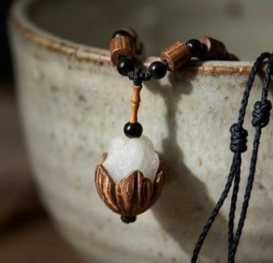Nut Pendant Necklace