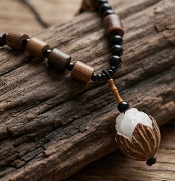Nut Pendant Necklace