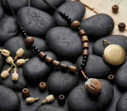 Nut Pendant Necklace
