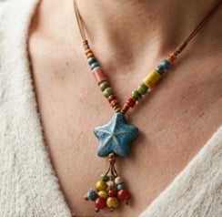 Star Stone Pendant Necklace