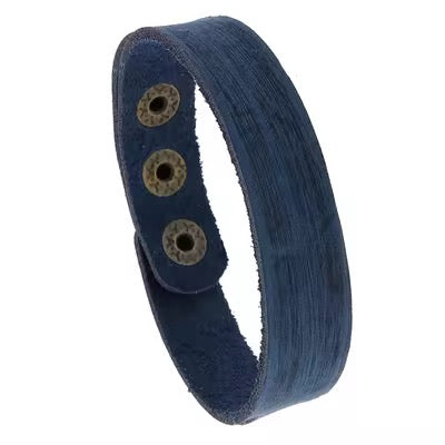 Genuine Leather Bracelets - Wristbands in Multiple Colour Options