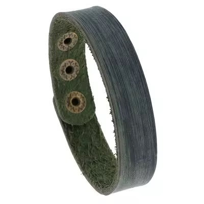 Genuine Leather Bracelets - Wristbands in Multiple Colour Options
