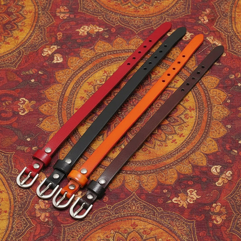Handmade Adjustable Leather Wristband