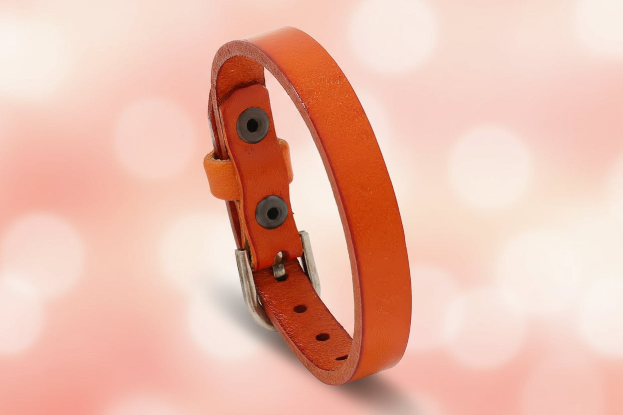 Handmade Adjustable Leather Wristband