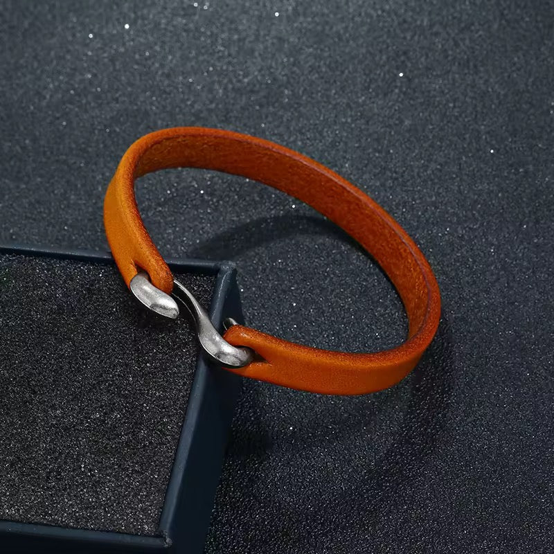 Vintage Minimalist Leather Band (20-21cm)