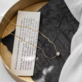 Korean New Design Zircon Keel Necklace for Women