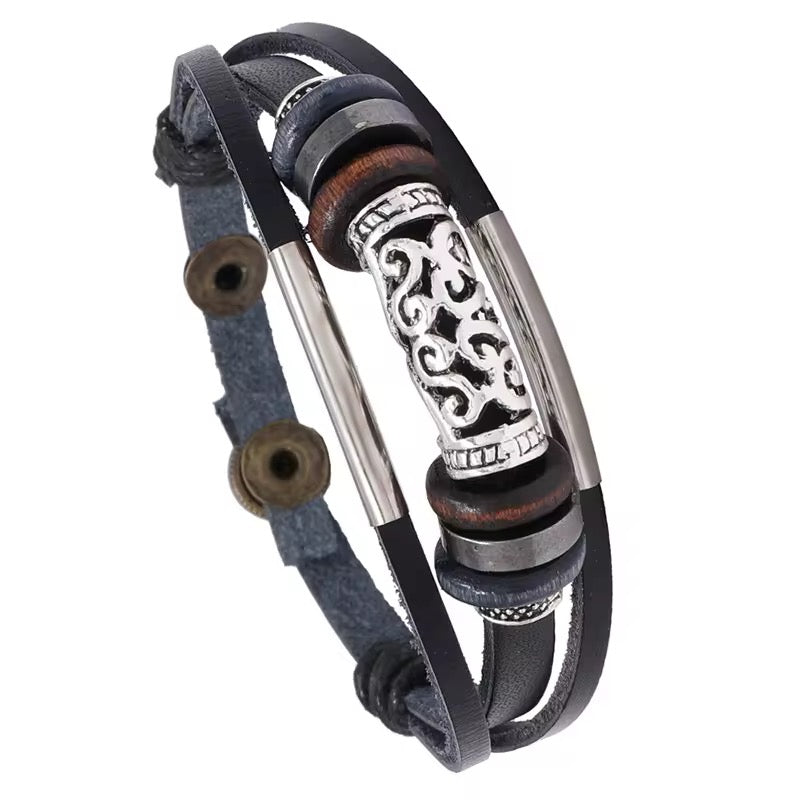 Braided Leather Bracelets