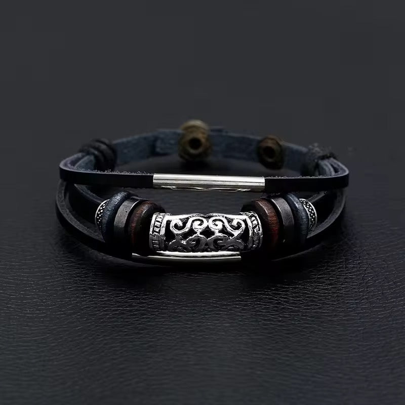 Braided Leather Bracelets