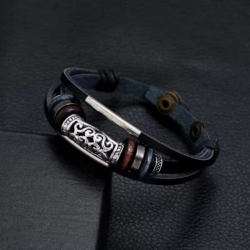 Braided Leather Bracelets