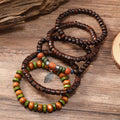 Five Piece Wood Bracelet
