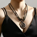 Bohemian Vintage Alloy Pendant Necklace