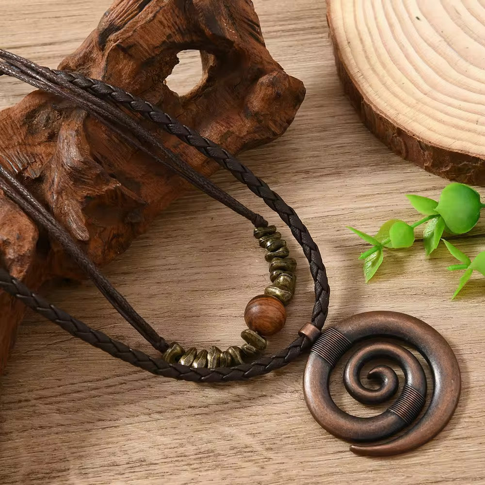 Bohemian Vintage Alloy Pendant Necklace