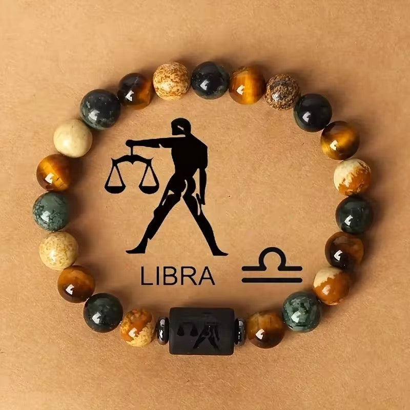 12 Zodiac Sign Bead Bracelets
