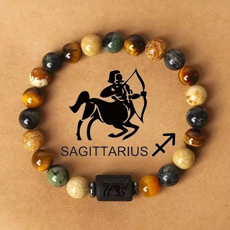 12 Zodiac Sign Bead Bracelets