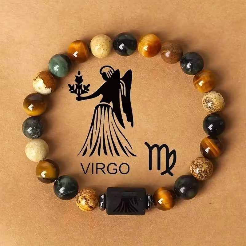 12 Zodiac Sign Bead Bracelets
