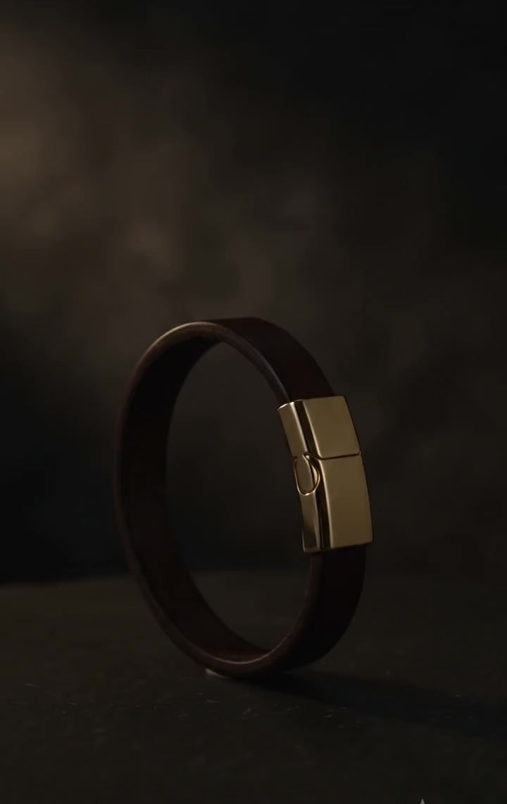 Solid Design Magnetic Clasp Bracelet